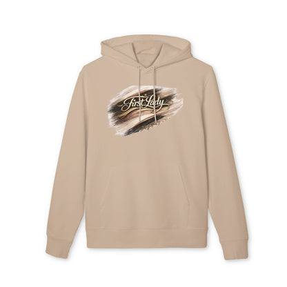 First Lady Brushstroke Hoodie — Elegant Script Pullover