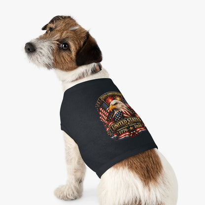 Patriotic Pet Tank — 250th United States Anniversary Eagle (1776–2026)