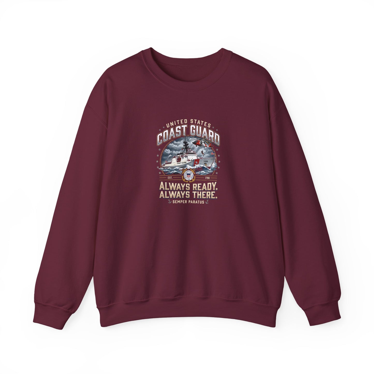 United States Coast Guard Always Ready Always There Sweatshirt