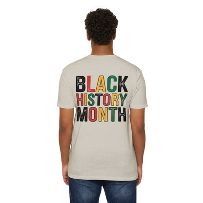 Black History Month T-Shirt — Bold Retro Pan-African Lettering