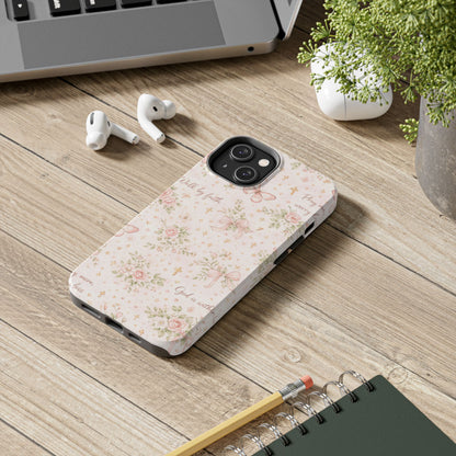 Walk By Faith Phone Case | Christian Floral iPhone Case
