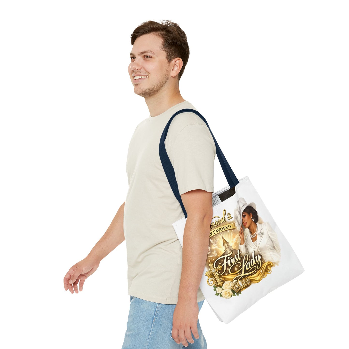 First Lady 'Blessed & Highly Favored' Tote Bag