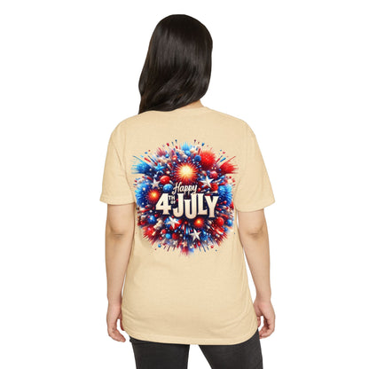 Happy 4th of July T-Shirt — Patriotic Fireworks Tee