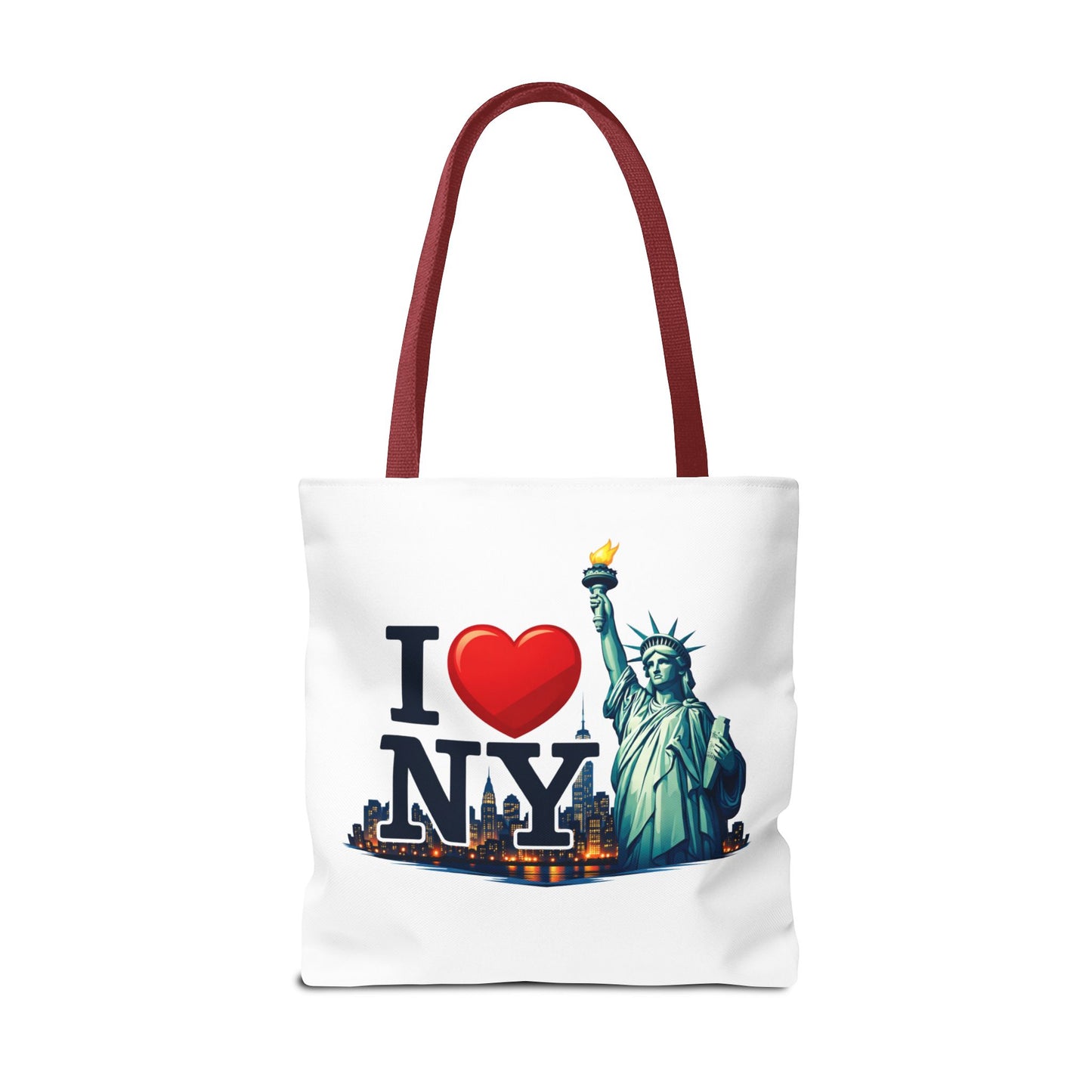I  NY Statue of Liberty Tote Bag — New York City Souvenir Canvas Tote