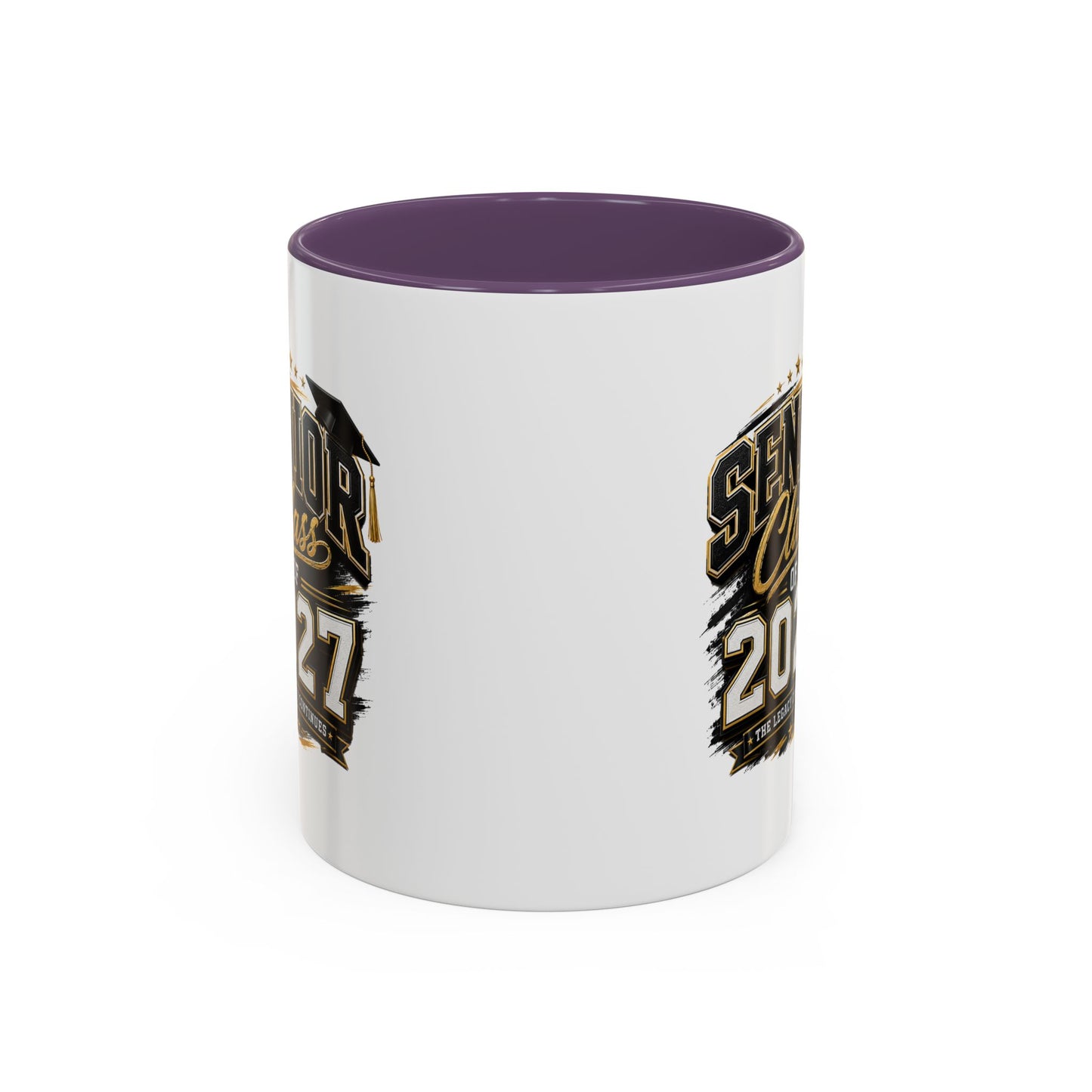 Senior Class of 2027 Accent Coffee Mug — Graduation Gift