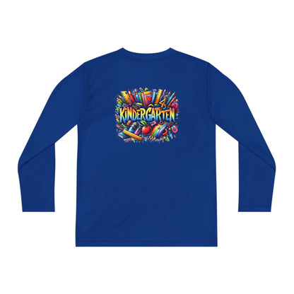 Kindergarten Crayons Youth Long Sleeve Tee