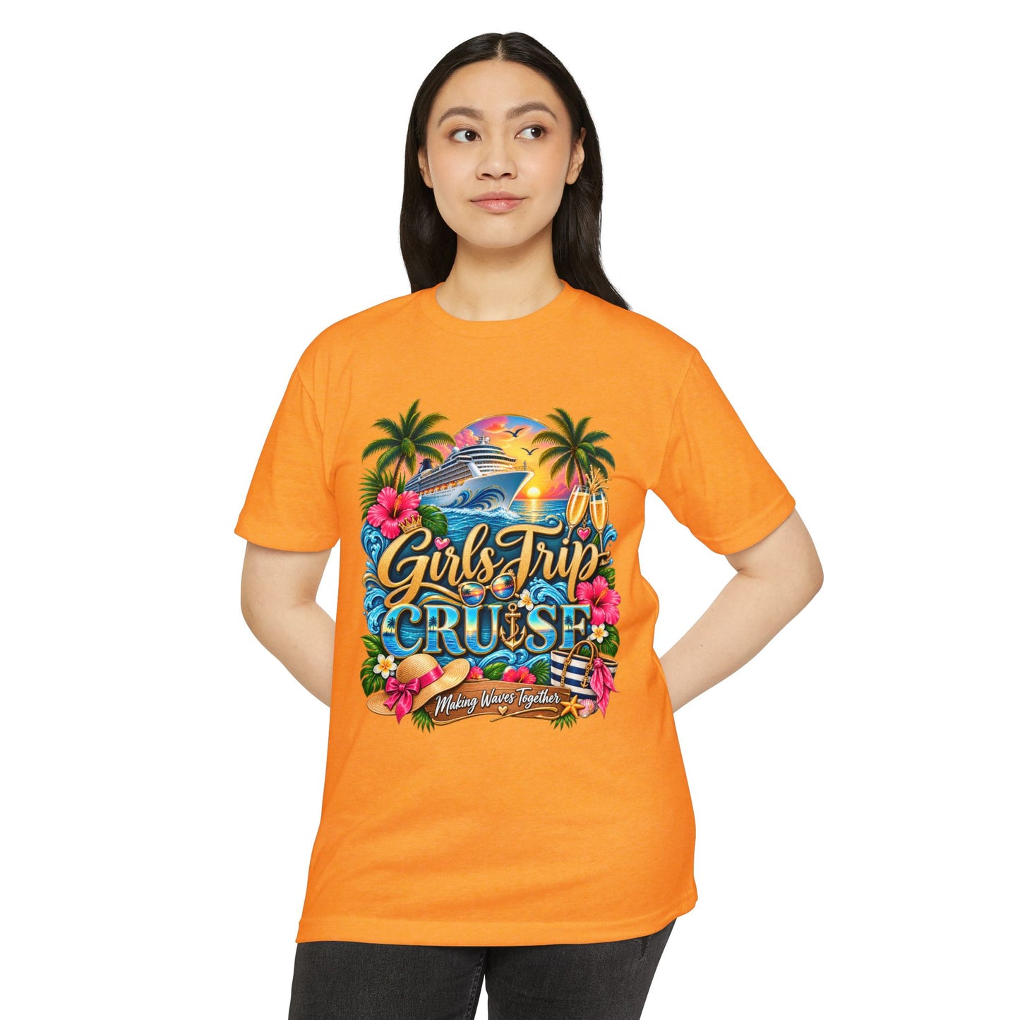 Girls Trip Cruise T-Shirt — Tropical Vacation Graphic Tee