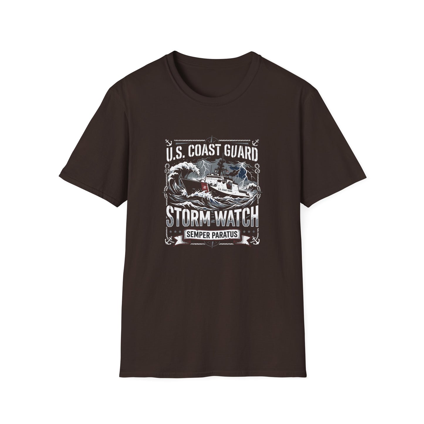 U.S. Coast Guard  Storm Watch Semper Paratus T-Shirt