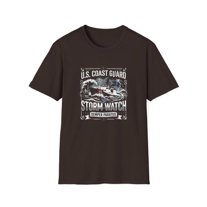 U.S. Coast Guard  Storm Watch Semper Paratus T-Shirt