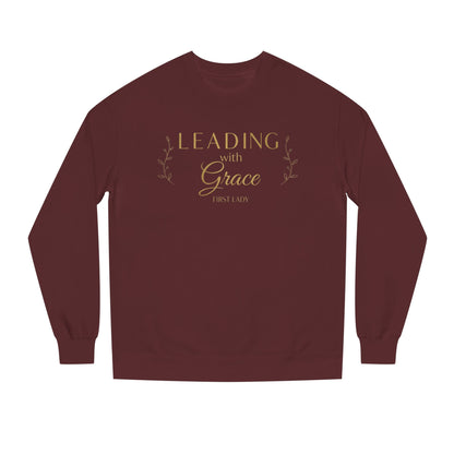 Leading with Grace Sweatshirt — Inspirational Women's Leadership Crewneck