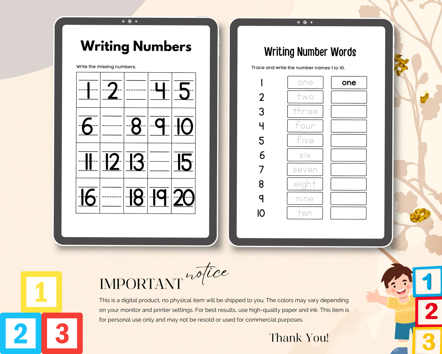 Math Activity Book for Kids | Printable Worksheets for Addition, Subtraction, Multiplication & Fun Learning
