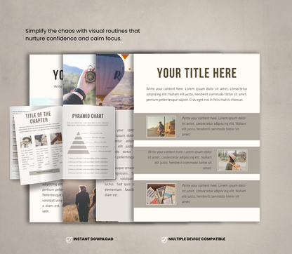 E-Book Travel Template | Editable Travel Guide & Planner Template