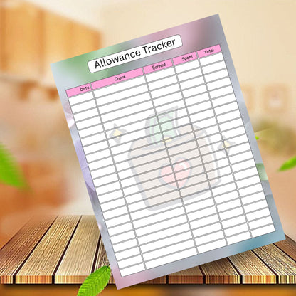 Savings Tracker for Kids Printable | Fun Money Saving Progress Chart for Children