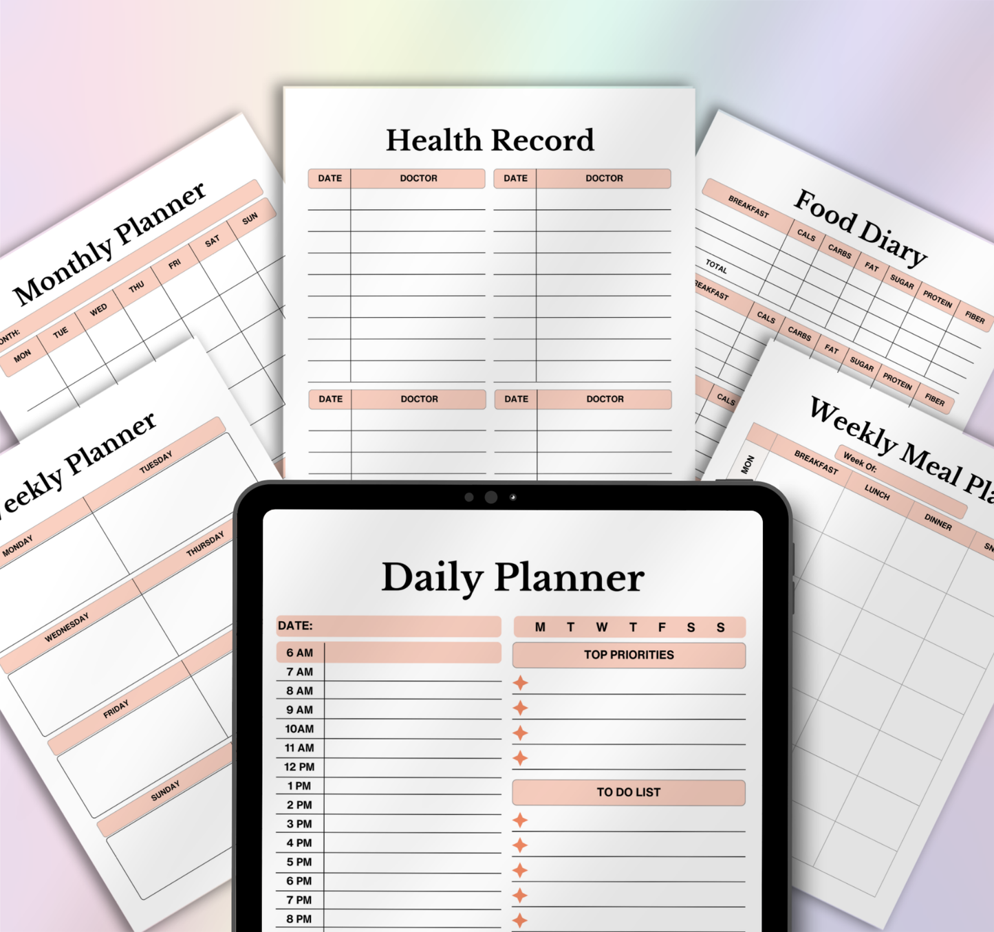 Autism Planner | Printable Daily Routine & Visual Schedule Organizer