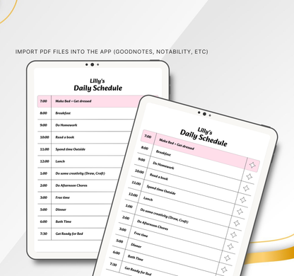 Chore Chart for Kids | Printable Daily Responsibility Tracker