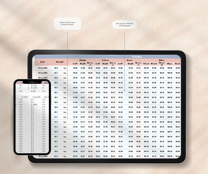 Monthly Budget Tracker Spreadsheet | Income & Expense Google Sheets Finance Planner