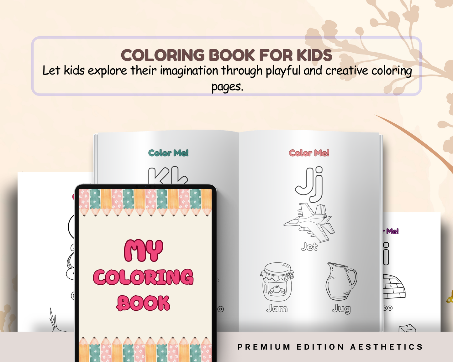 Coloring Book for Kids | Printable Fun Coloring Pages for Creativity & Early Learning
