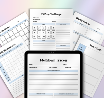 Autism Planner | Printable Routine & Daily Support Organizer