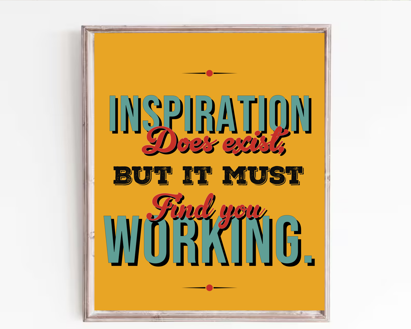 Work Motivation Quotes Wall Art | Inspirational Office Poster, Productivity &amp; Mindset Decor, Printable Motivational Wall Art