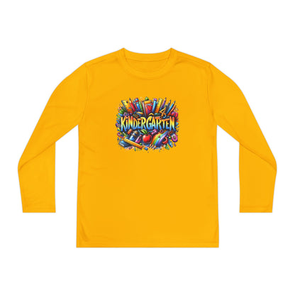Kindergarten Crayons Youth Long Sleeve Tee