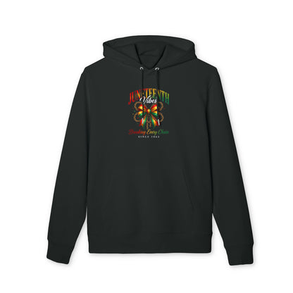 Juneteenth Ribbon Hoodie – "Breaking Every Chain" Celebration Sweatshirt