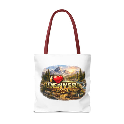 I  Denver Scenic Tote Bag — Colorado Mountain Travel Souvenir