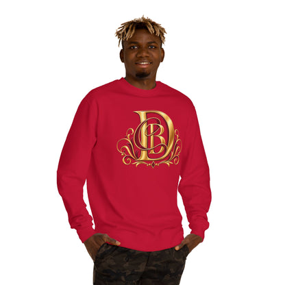 Monogram D Gold Ornate Crewneck Sweatshirt