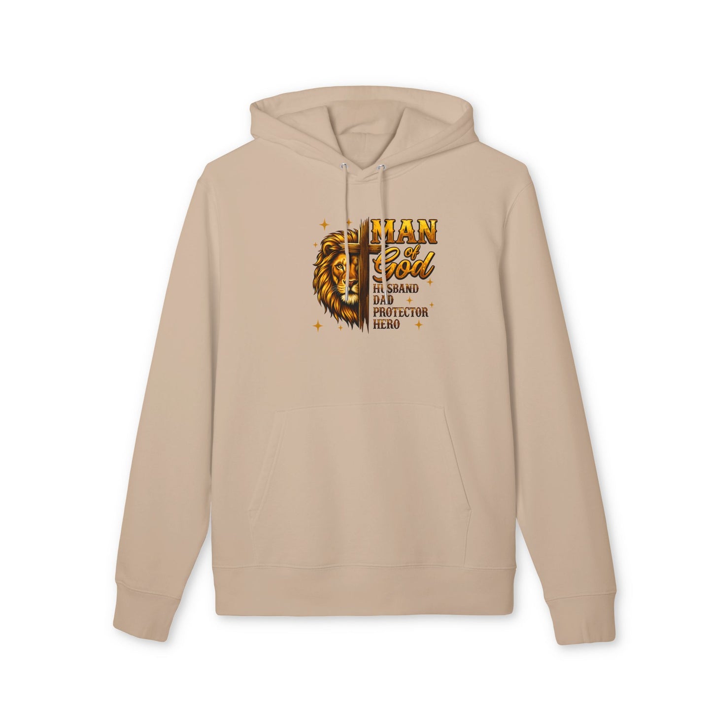 Man of God Lion Hoodie — Husband, Dad, Protector Tribute Hoodie