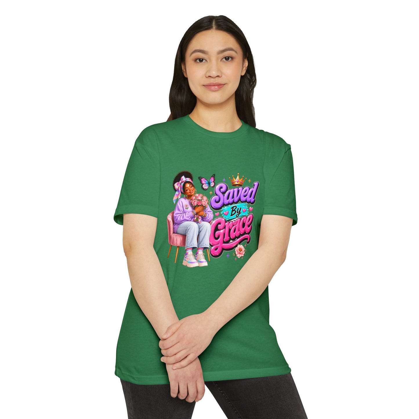 Saved By Grace T-Shirt — Faith-Inspired Graphic Tee