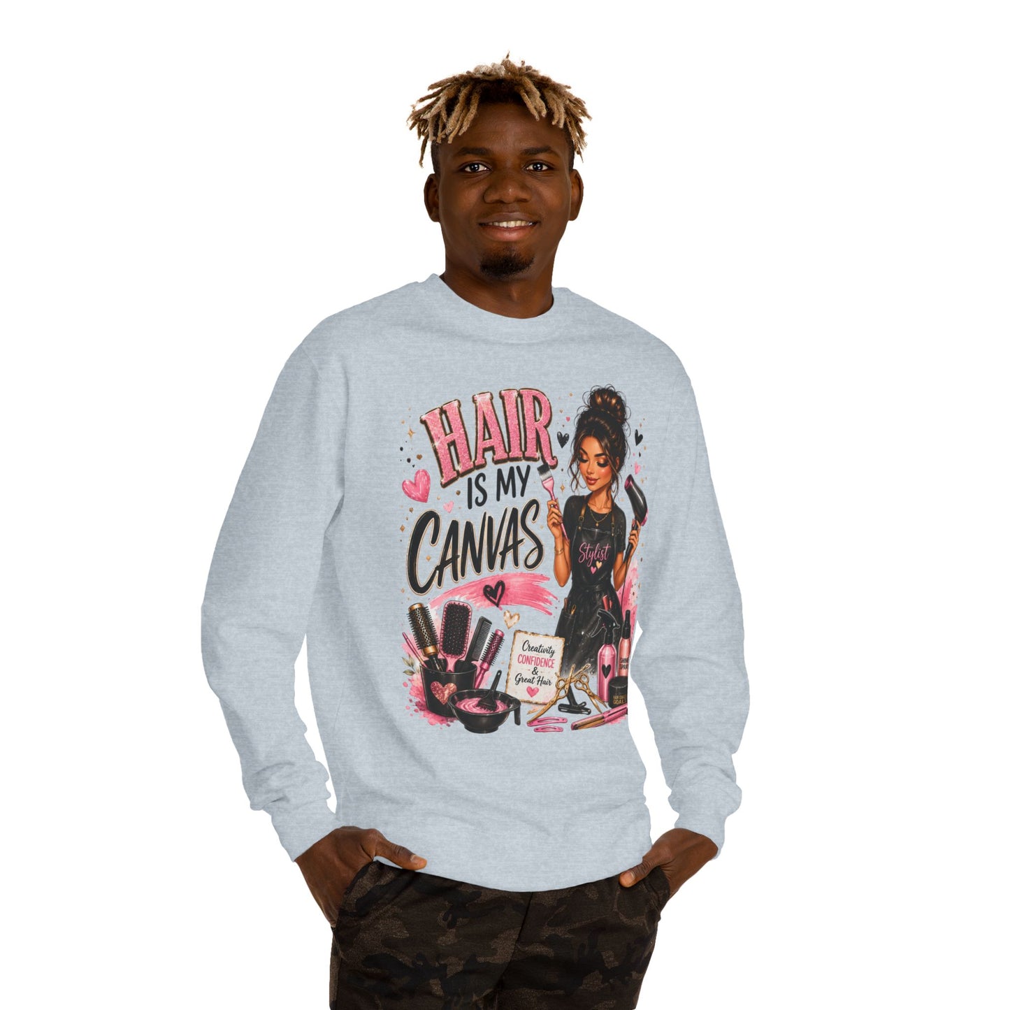 Hair Is My Canvas Sweatshirt