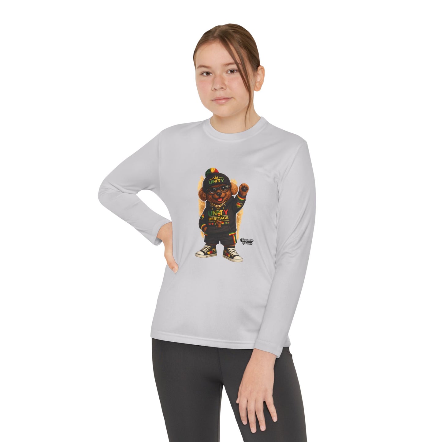 T-Shirt — Kids Rasta Teddy Graphic Long Sleeve