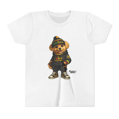 Youth Bear Graphic Tee – "I Love My Culture" Urban Streetwear