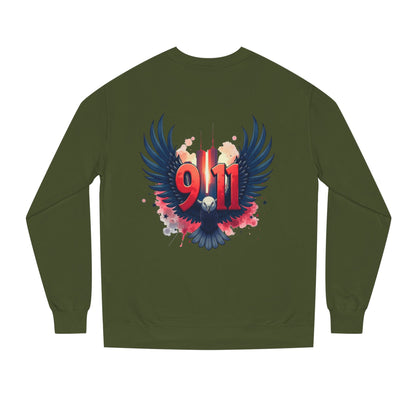 9/11 Memorial Sweatshirt – Eagle Wings Tribute Crewneck