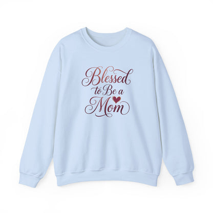 Blessed to Be a Mom Crewneck Sweatshirt
