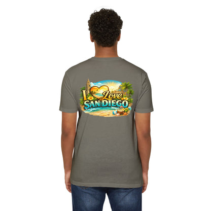 I Love San Diego T-Shirt — Vintage Beach Vacation Tee