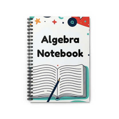 Algebra Notebook — Spiral Ruled Math Journal for Students