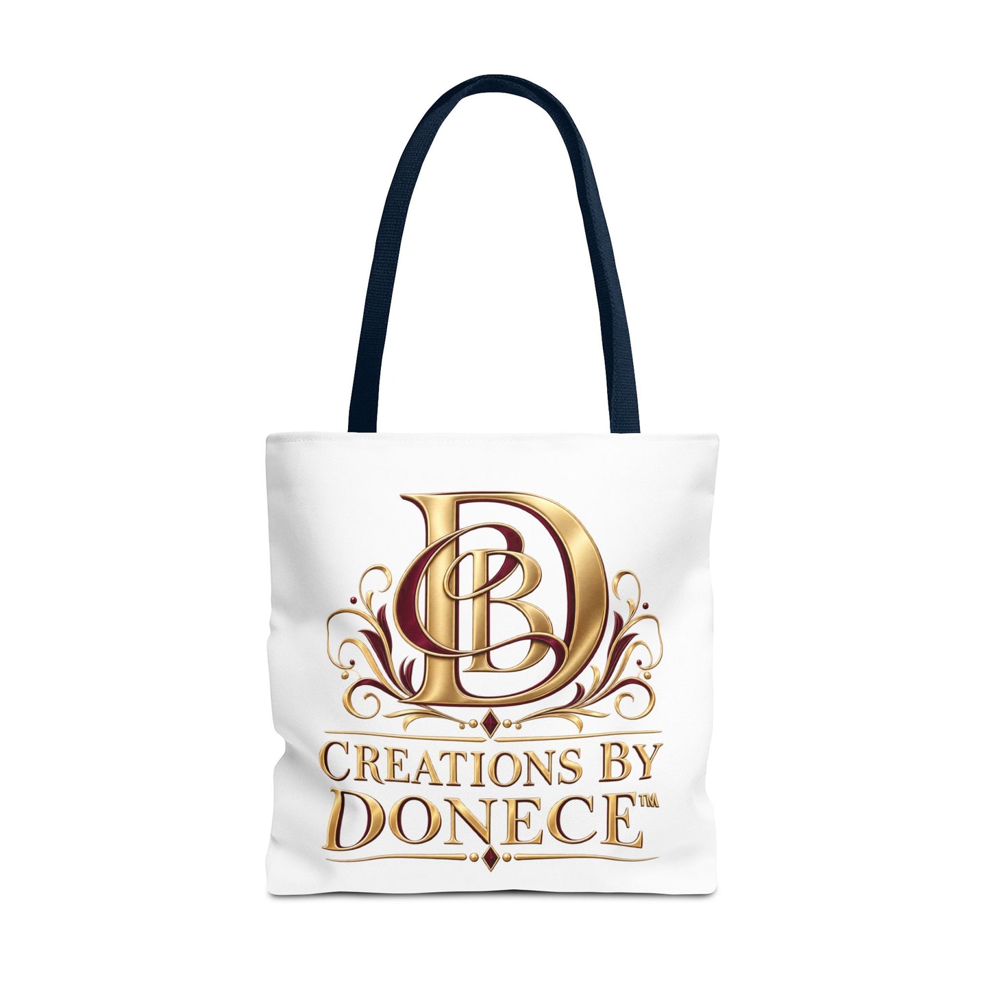 Creations by Donece Gold Logo Tote