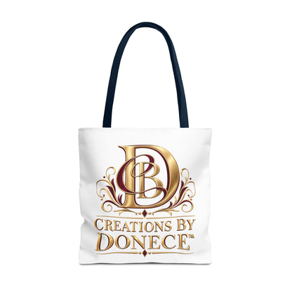 Creations by Donece Gold Logo Tote