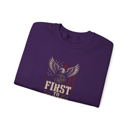 "First to Fight" Crewneck Sweatshirt
