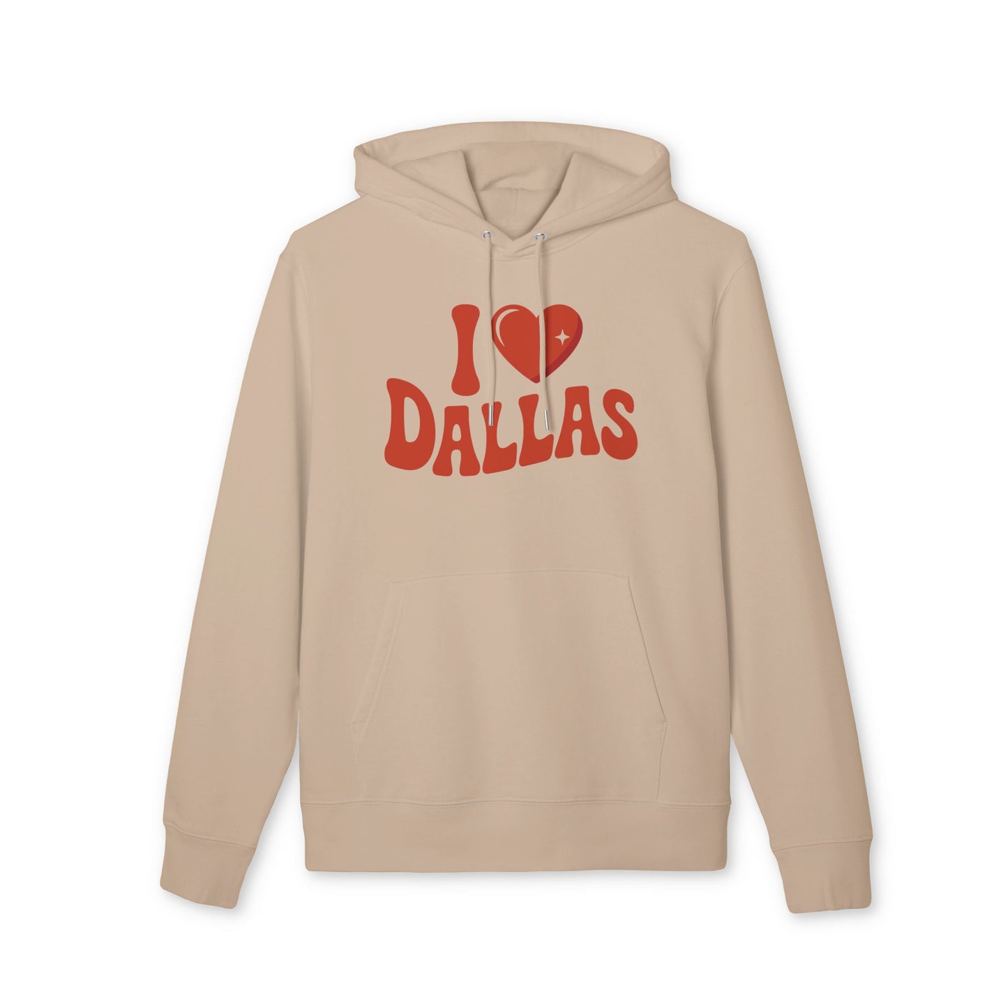 I Heart Dallas Hoodie — Retro Love City Pullover