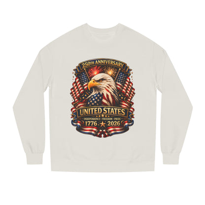 250th Anniversary United States Eagle Sweatshirt – 1776–2026 Patriotic Crewneck