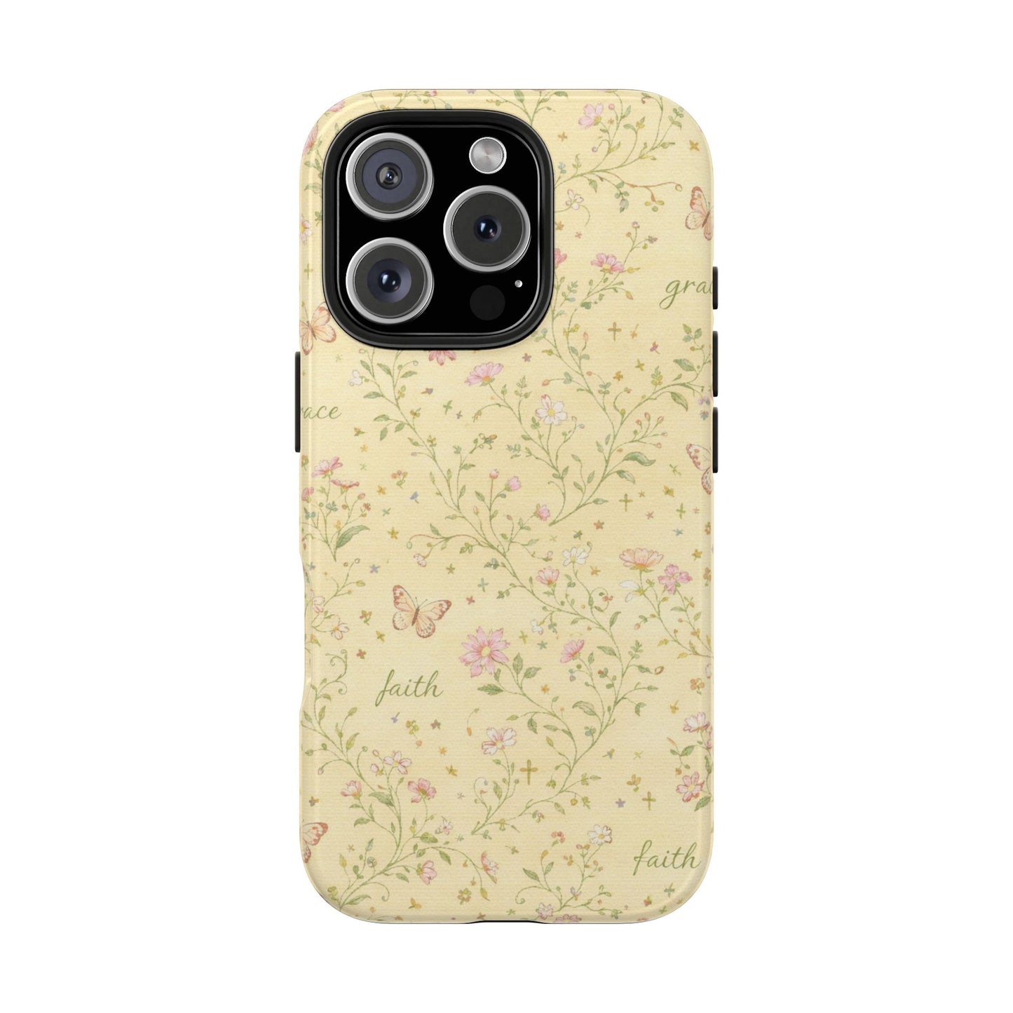 Soft Faith, Gentle Grace Phone Case | Christian floral iPhone Case
