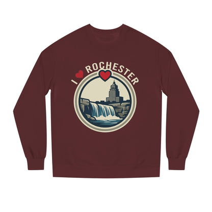 Rochester Waterfall Crewneck Sweatshirt — I  Rochester Graphic