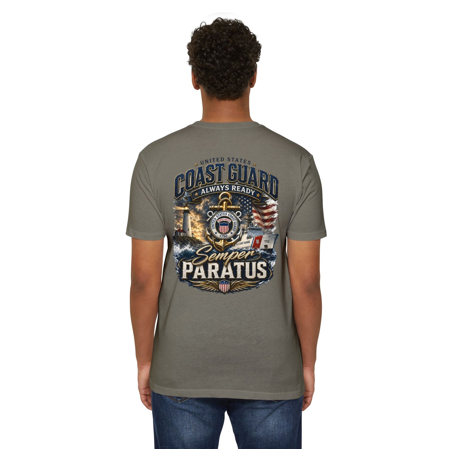 Coast Guard Semper Paratus T-Shirt – U.S. Coast Guard Veteran Tee