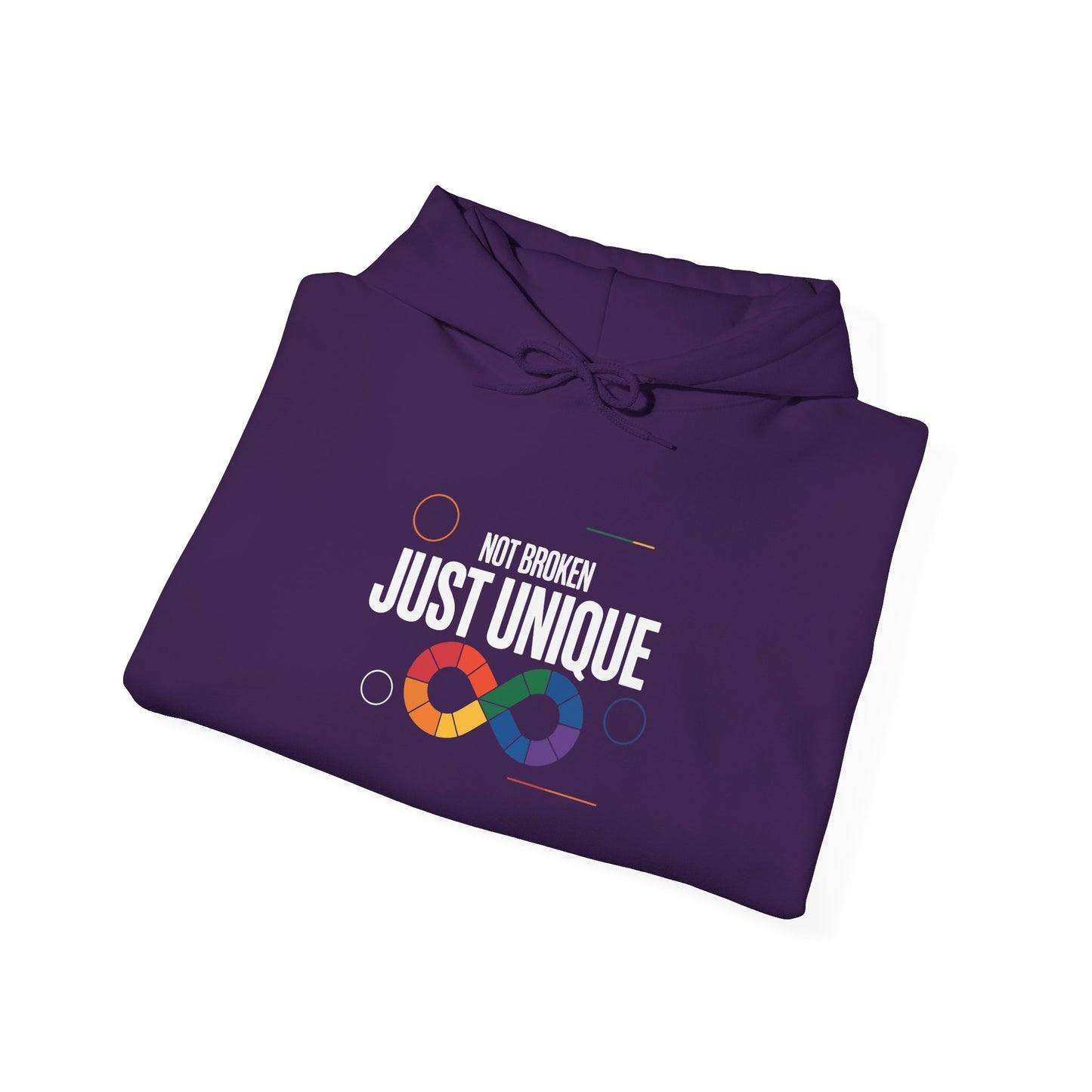 Not Broken Just Unique Hoodie