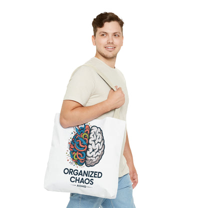ADHD Tote Bag — "Organized Chaos" Brain Design