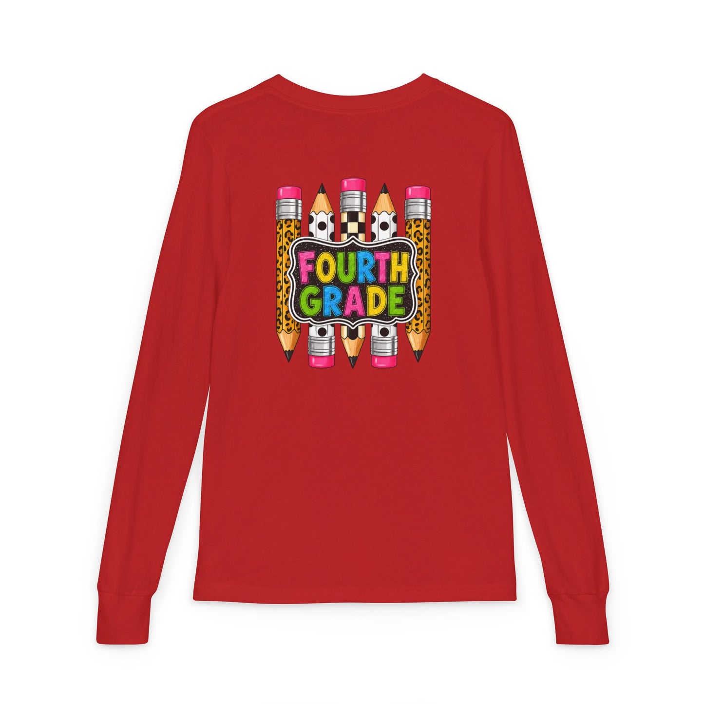 Fourth Grade Pencils Youth Long Sleeve Tee