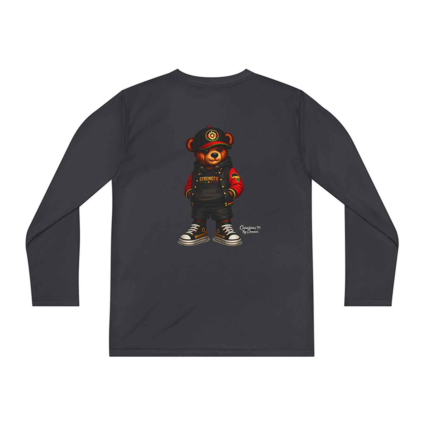 Youth Long Sleeve Tee — Urban Bear Graphic