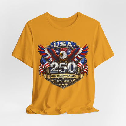 USA 250th Eagle T-Shirt — 1776–2026 Patriotic American Independence Tee