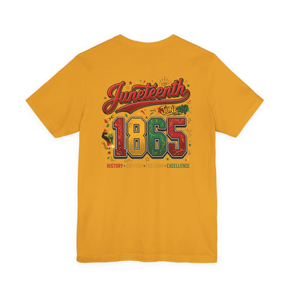 Juneteenth 1865 Celebration Tee — History • Culture • Freedom Graphic T-Shirt